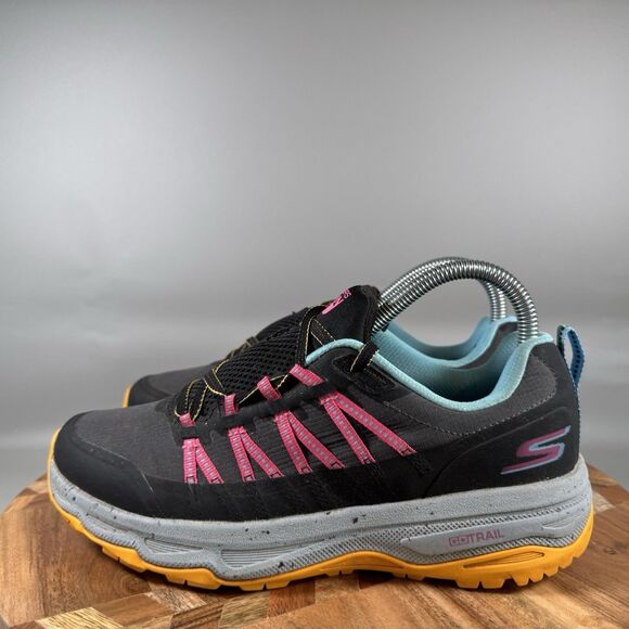 Skechers Go Run Trail Altitude Performance Running Shoes Women's 7.5 Black - Picture 3 of 8